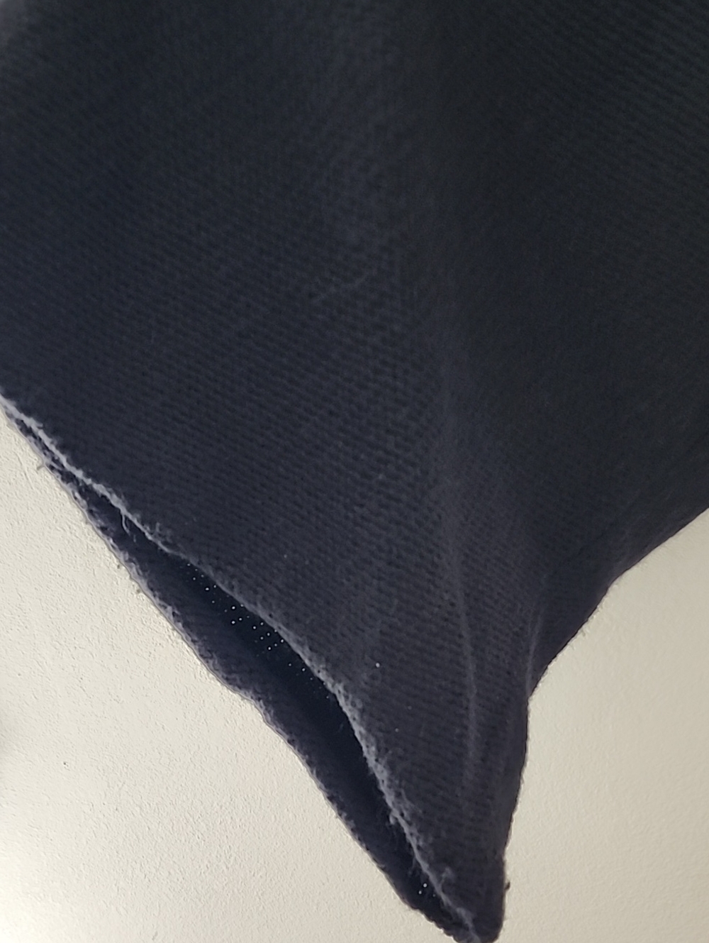 Marcella Palmer Knit Sweater Contemporary Asymmetric Wool Blend Black Sz Medium - Picture 10 of 15